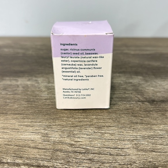 Latika lip scrub lavender & sugar exfoliating balm new - Picture 4 of 6